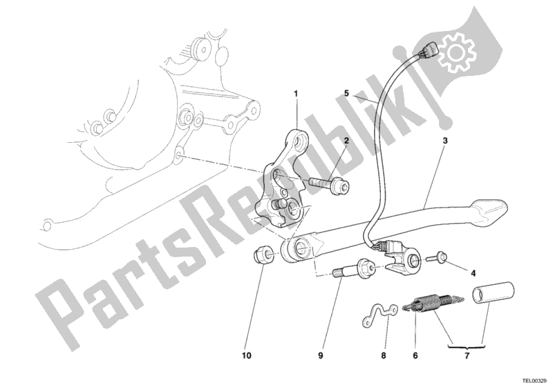 Todas las partes para Costado de Ducati Sportclassic Paul Smart USA 1000 2006